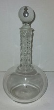 Vintage Clear Glass Decanter
