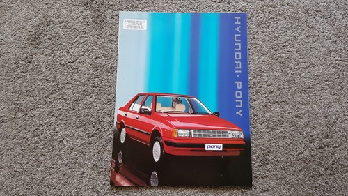 Hyundai pony sales - sales, brochure