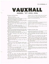VAUXHALL WYVERN MODEL E