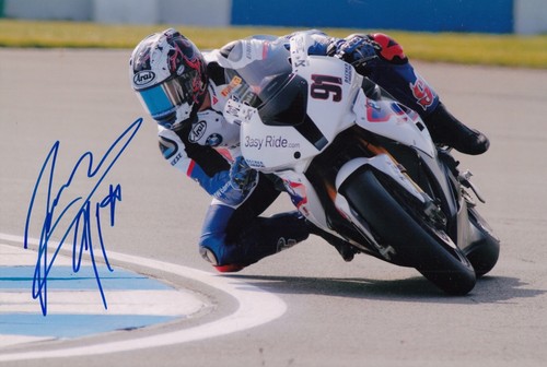 Leon haslam hand signed bmw - haslam,