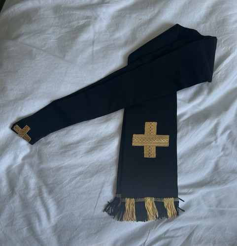 Priest vicar minister - vicar,, black