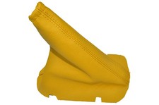 YELLOW LEATHER FITS VAUXHALL