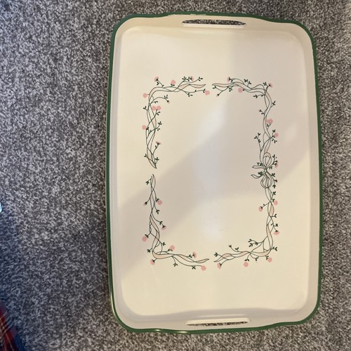 Vintage melamine serving tray - melamine,