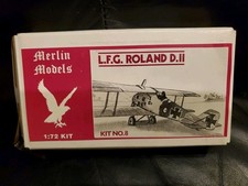Merlin Models L.F.G. Roland D-II 1/72nd scale short run model kit.