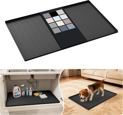 Silicone under sink mat - silicone,
