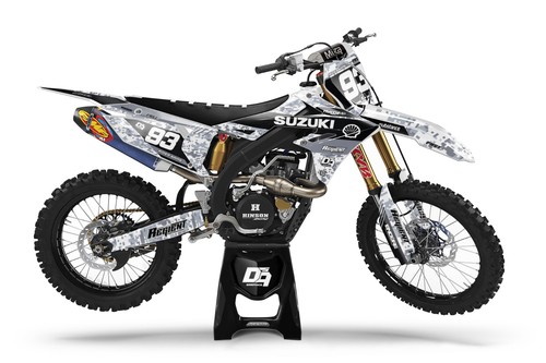 Suzuki motocross decals - motocross,