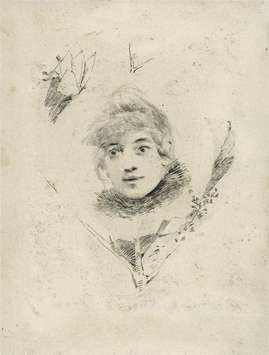 Portrait lady small - portrait, of
