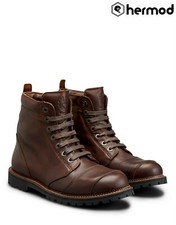 Belstaff Resolve Short Waterproof Ankle Motorcycle Boots - Brown