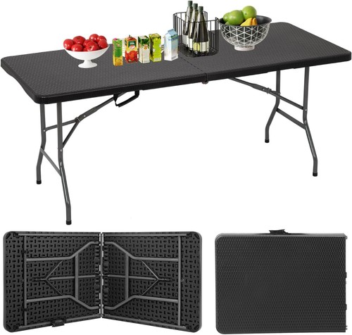 Folding tables plastic - folding, 6ft