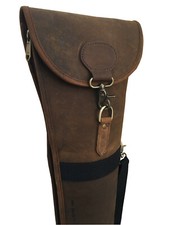Distressed leather shotgun - distressed,