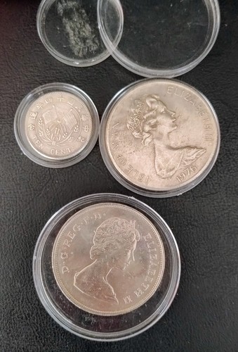 Assorted coins isle of - 3,