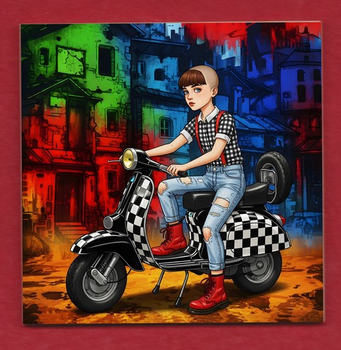 11cm ska skinhead girl - ska,