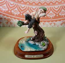 Vintage Ornament Fishing By Leonardo Figurine