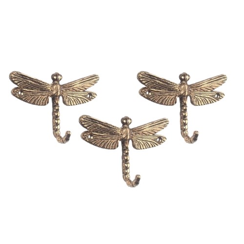 3pc metal gold dragonfly coat - metal,