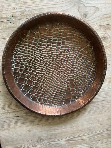 Art nouveau copper tray - nouveau,