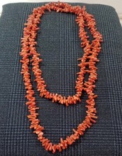 Vintage Red natural Coral Branch Necklace