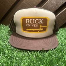 Vtg buck knives - mesh, snapback
