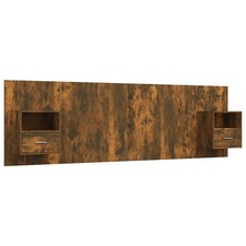 Bed Headboard with Cabinets