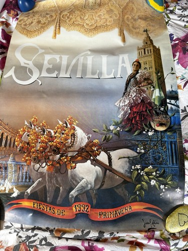 Feria sevilla 1992 poster - feria,