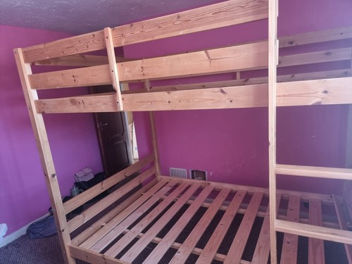 Wooden bunk bed childrens - bunk, kids