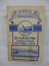 BARROW AFC JUBILEE SOUVENIR