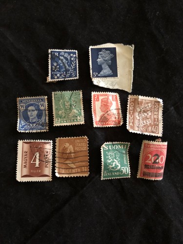 Various used vintage - , postage