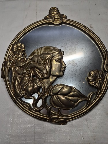 Vintage lady metal - lady, mirror