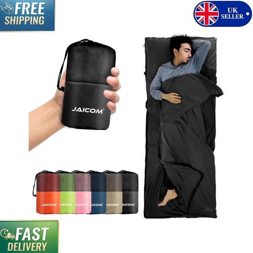 Portable sleeping bag liner - sleeping,