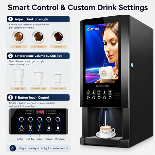 Automatic commercial coffee - ✅automatic,