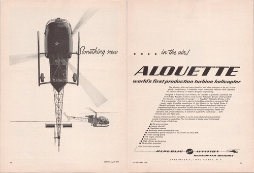 Republic aviation alouette - republic,