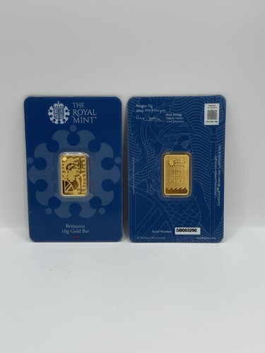Britannia minted 10g gold bar - minted,