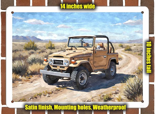 Metal sign 1963 toyota - -, land