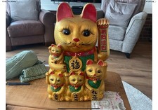 Maneki Large Ceramic Lucky Cat