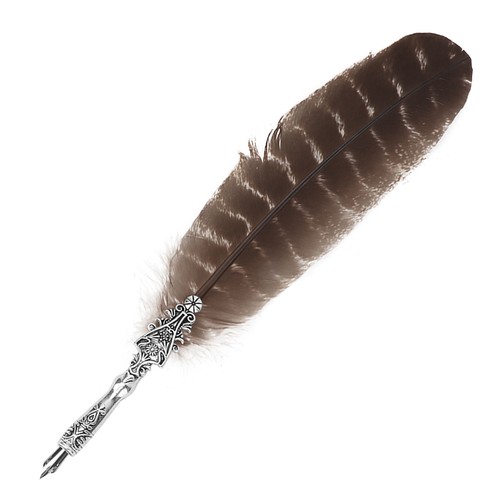 Antique quill dip set - (4),
