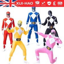Kids Ranger Morphsuits Mighty Morphin Power Rangers Boys Halloween Jumpsuit