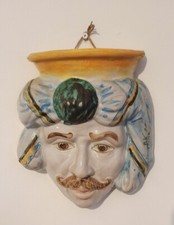 Italian Wall Hanging Mans Head