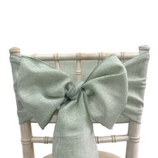 LINEN SASH SAGE WEDDING EVENT