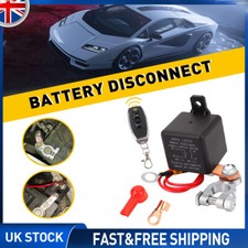 Remote Control Relay Car Battery Disconnect Cut Off Isolator Switch Kit 200A 12v