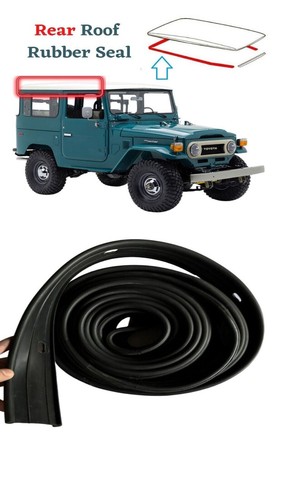 Weatherstrip rear roof - weatherstrip, rubber