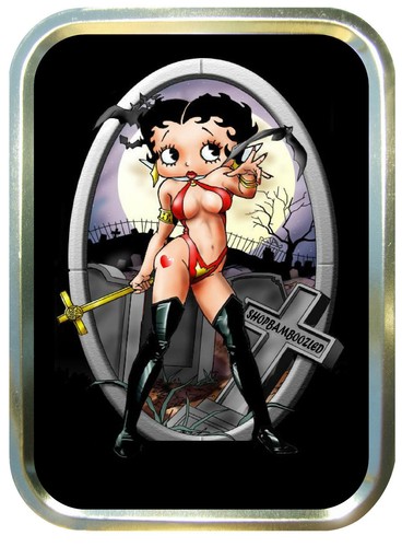 Betty boop vampire 2oz - 2oz, gold