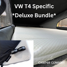 VW T4 Campervan Mattress Pop Top, Elevating Roof Bed Deluxe Bundle Memory Foam