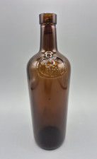 Vintage Rawling's & Sons Brown Embossed Glass Ale Bottle