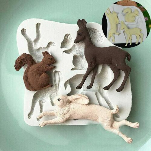 Chocolate animals silicone - animals,