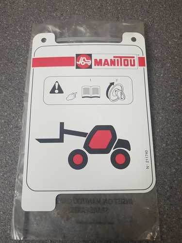 Manitou genuine part sticker - manitou,