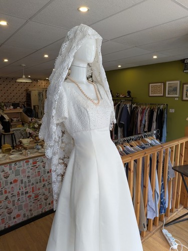 1950s style white - white, wedding