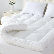 10cm Microfiber Mattress Topper 4" Inch Deep Luxury Soft Hotel Quality All Sizes