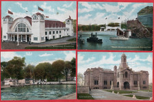 4 x Postcards, Bradford Exhibition 1904, Yorkshire