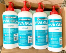 (4-Pack) PVA Glue Clear 1L