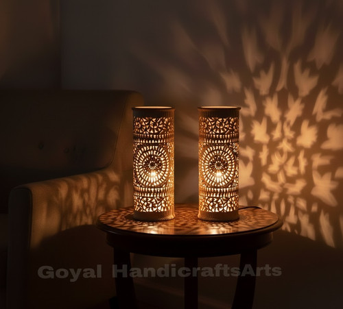 Set handcarved stone - 2, jali