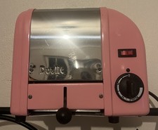 DURALIT 2 SLICE VARIO BRIGHT PINK TOASTER Model 2SL GB 1250 W 20244 GWO
